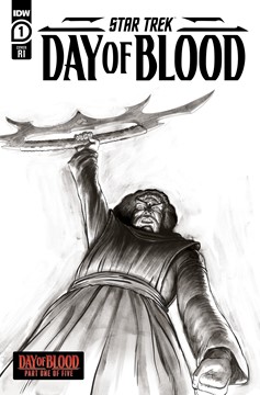 Star Trek: Day of Blood #1 Cover E 1 for 10 Incentive Ward Black & White