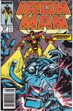 Iron Man #245 [Newsstand]-Fine (5.5 – 7)
