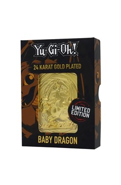 Yu-Gi-Oh! 24K Gold Plated Collectible - Baby Dragon