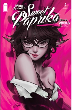 Mirka Andolfo's Sweet Paprika Black White & Pink #2 Cover C Miki Okazaki Variant