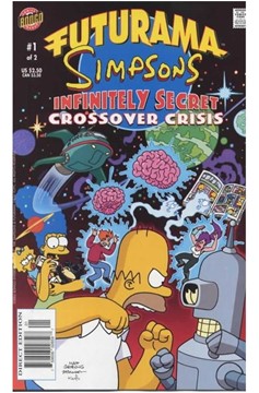 Futurama/Simpsons: Infinitely Secret Crossover Crisis Limited Series Bundle Issues 1-2