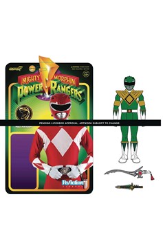 Mighty Morphin Power Rangers Green Rangers Reaction Figure