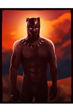Leann Hill Art - Black Panther (Large)