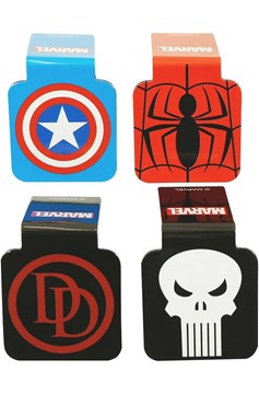 Magnetic Bookmarks Daredevil Spiderman Punisher Cap America