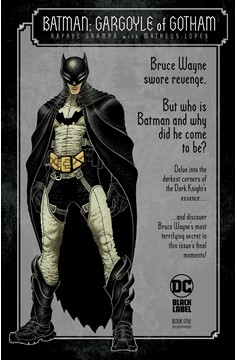 Batman Gargoyle of Gotham #1 Second Printing