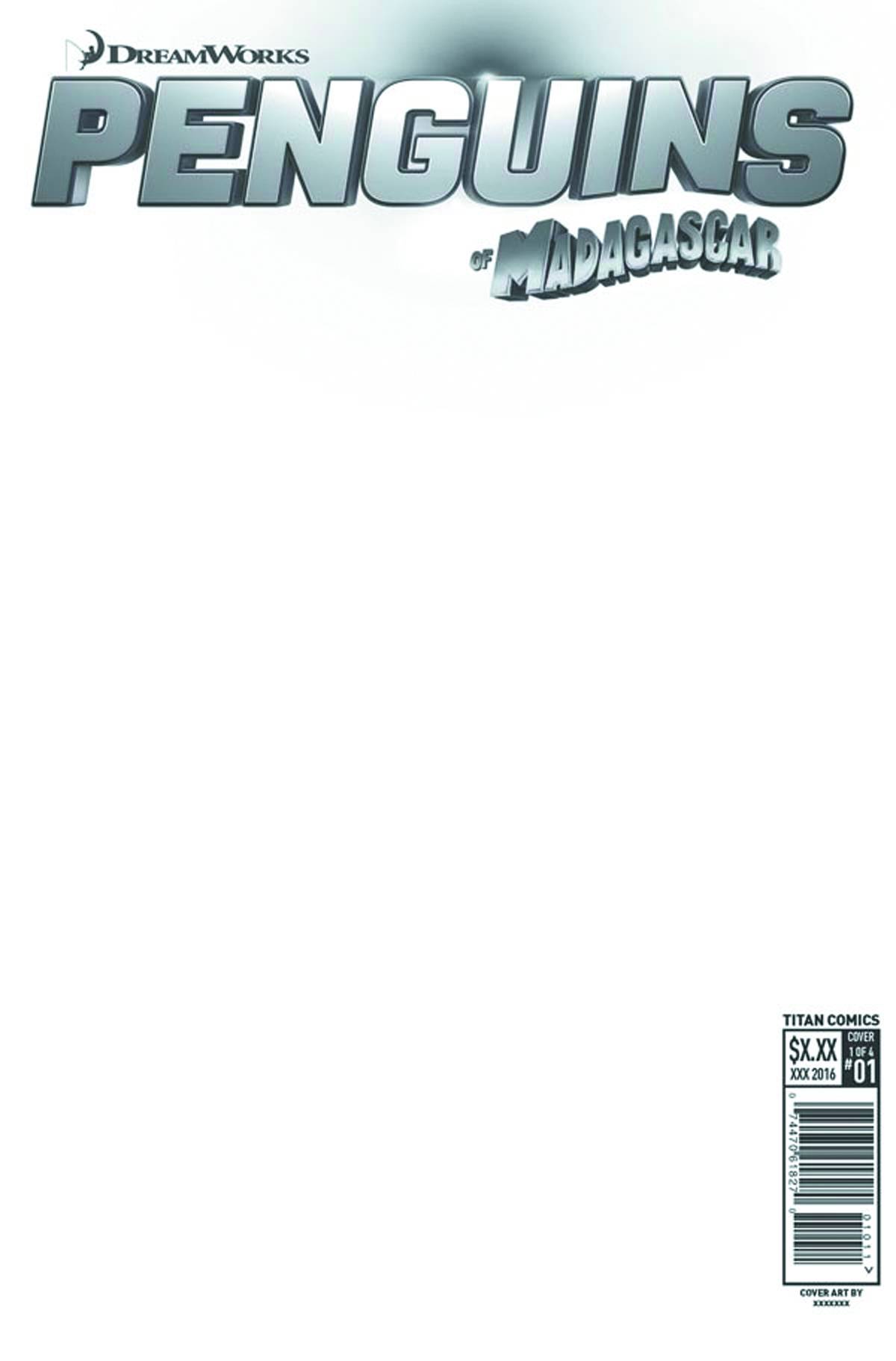 Penguins of Madagascar Elitest of Elite #1 Sketch Cover | ComicHub