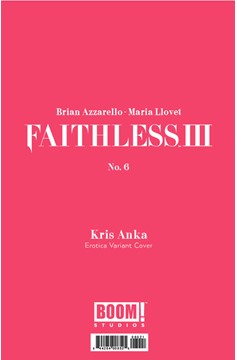 Faithless III #6 Cover B Erotic Variant Anka (Mature) (Of 6)