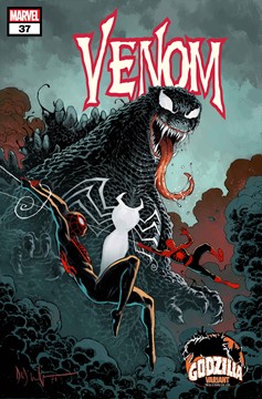 Venom #37 Dave Wachter Godzilla Variant (Venom War)