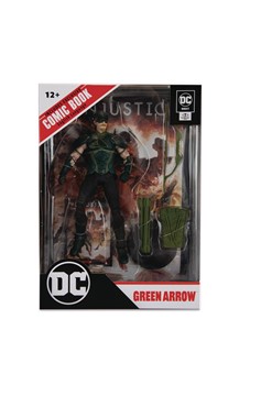 DC Direct Injustice 2 Green Arrow 7-Inch Action Figure With Comic Case