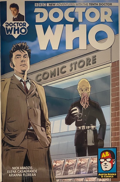 Doctor Who 10th #1 Austin Books Exclusive Cover