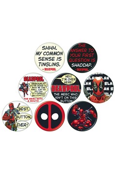 Deadpool 144 Piece Button Assortment