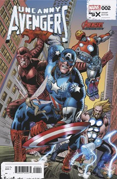 Uncanny Avengers #2 Bryan Hitch Avengers 60th Variant (Fall of the X-Men) (2023)