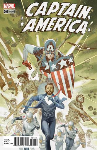 Captain America #702 Tedesco Connecting Variant (2018)