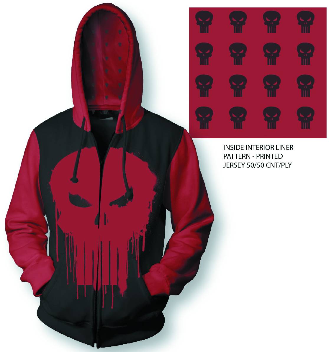 Netflix 2025 punisher hoodie