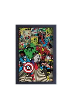 Marvel - Panel Collag Gel Coat Print