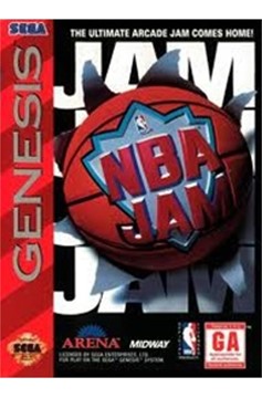 Sega Genesis Nba Jam Pre-Owned