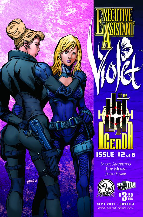 Executive Assistant Violet #2 Cover B Mhan Sketch Incentive