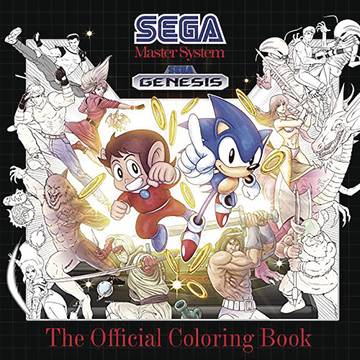 Sega Official Coloring Book Soft Cover