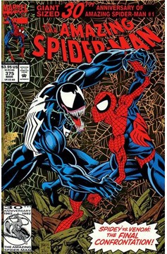 The Amazing Spider-Man #375 [Direct]-Fine (5.5 – 7) [1St Apps. of Anniversary Weying & Carl Brock]