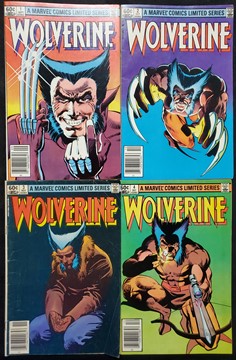 Wolverine Limited Series #1-4 Complete Run 1982 Gd-Fn