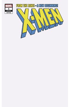 X-Men #1 Blank Cover Variant