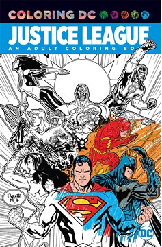 Justice League an Adult Coloring Book