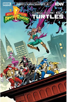 Power Rangers Teenage Mutant Ninja Turtles #4 Cover A Mora