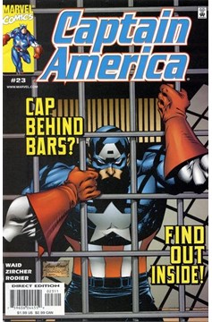Captain America #23 [Direct Edition] - Vf