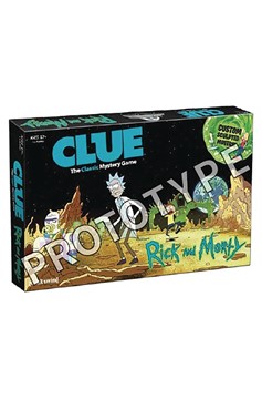 Clue Rick and Morty Back In Blackout Board Game