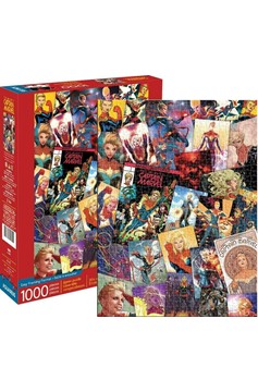 Captain Marvel 1000 Pc Collage Puzzle