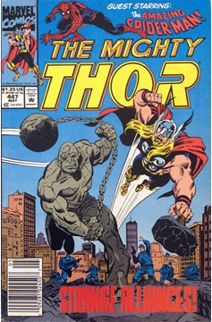 Thor #447 [Newsstand]