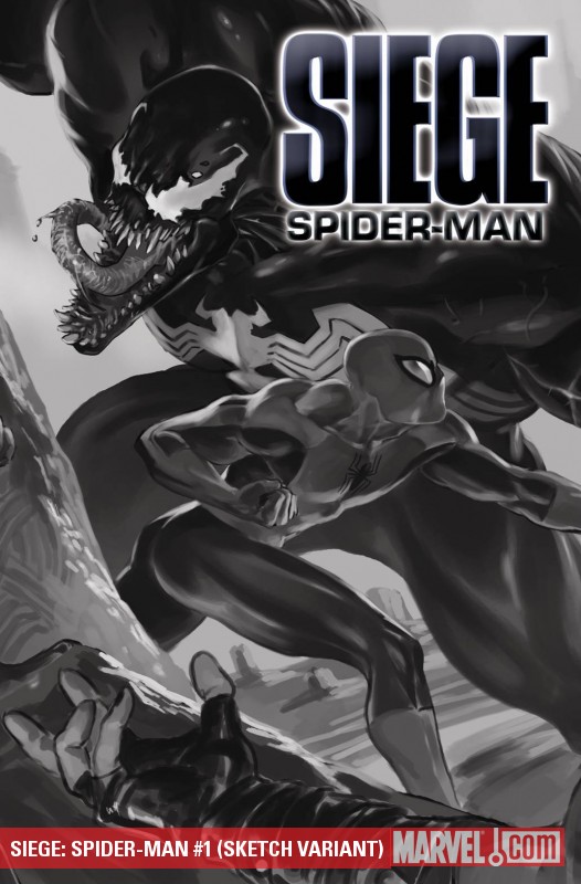 Siege Spider-Man #1 (Sketch Variant) (2010)