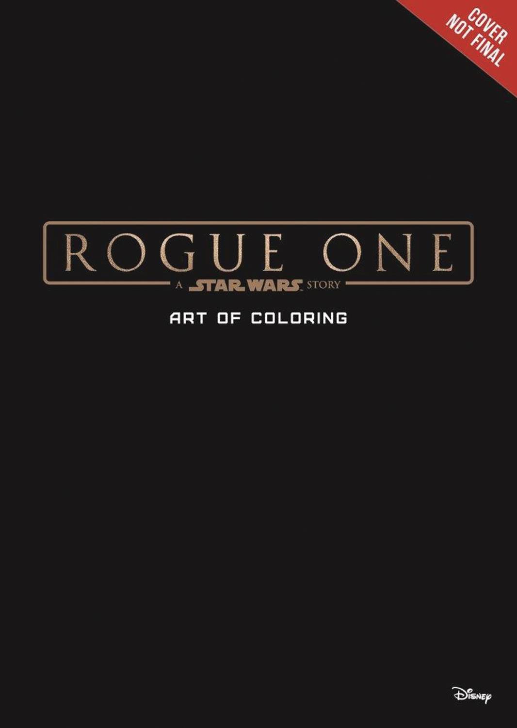 Art of Coloring Star Wars Rogue One Soft Cover