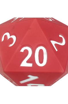 Red Foam 5in D20 Dice