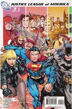 Justice League of America #7 [Left Side of Cover]