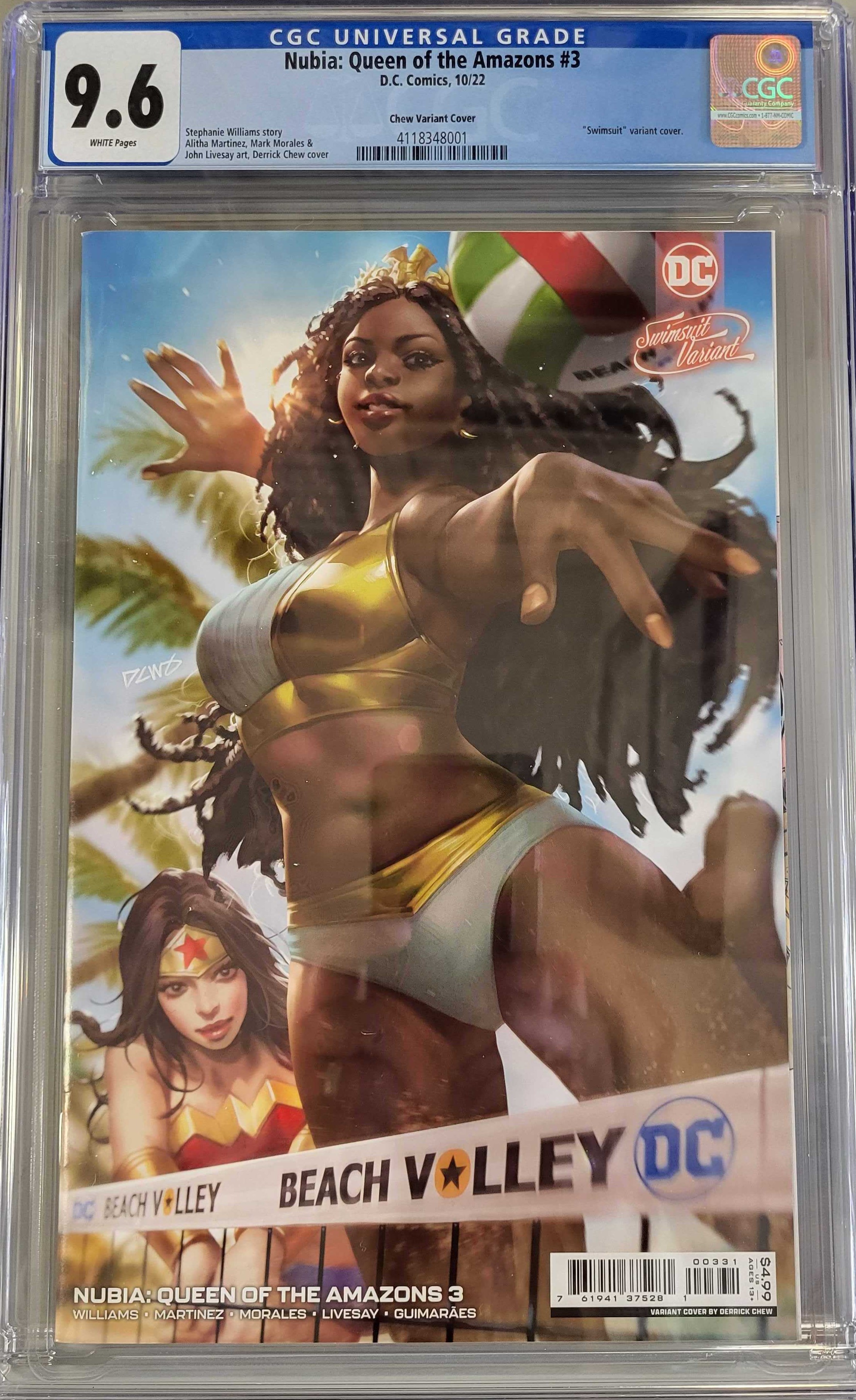 Nubia: Queen of The Amazons #3 Cover C CGC 9.6