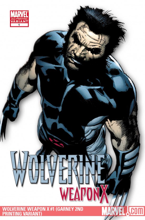 Wolverine Weapon X #1 (Garney 2nd Printing Variant) (2009)