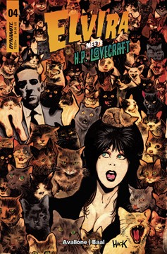 Elvira Meets HP Lovecraft #4 Cover C Hack
