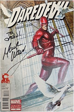 Daredevil #11 [Adi Granov Variant] - Nm- 9.2 Signed By Mark Waid