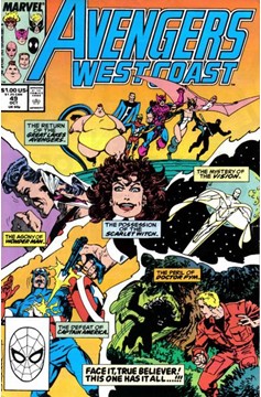 Avengers West Coast #49 [Direct]