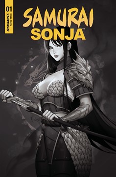 Samurai Sonja #1 Cover H 1 for 20 Incentive Leirix Black & White