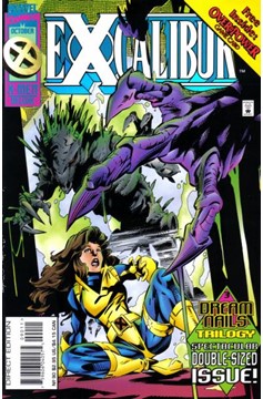 Excalibur #90 [Direct Edition]-Fine (5.5 – 7) [Overpower Game Card Removed]