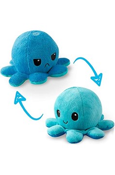 Reversible Octopus Plushie Double Blue