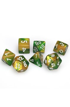 DICE 7-set: CHX26425 Gemini Gold Green White (7)