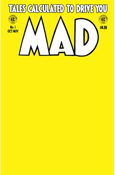 Mad Magazine #1 Facsimile Edition Cover B Blank Variant