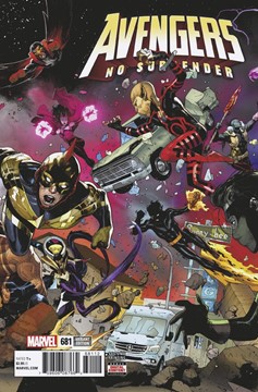 Avengers #681 2nd Printing Brooks Variant Leg (2017)
