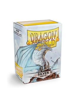 Dragon Shield: Matte Silver Standard Sleeves (Box of 100)