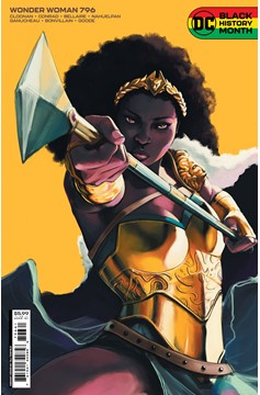 Wonder Woman #796 Cover D Taj Tenfold Black History Month Card Stock Variant (2016)
