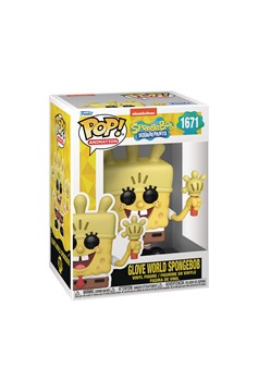 Pop TV Spongebob Squarepants 25th Spongebob with Glovelite Vinyl Figure