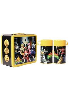 Tin Titans Power Rangers Px Lunchbox & Bev Container